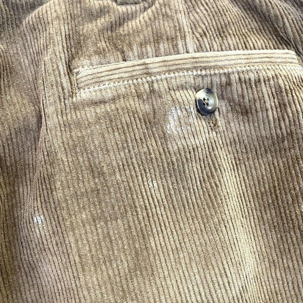 L.L. Bean Pants Mens Size 36x29 Stretch Country Corduroy Pants Natural Fit Brown - Picture 3 of 4